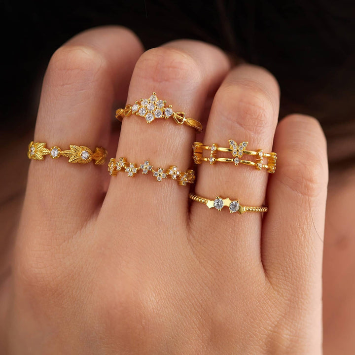 Butterfly Rings | Butterfly Ring Gold