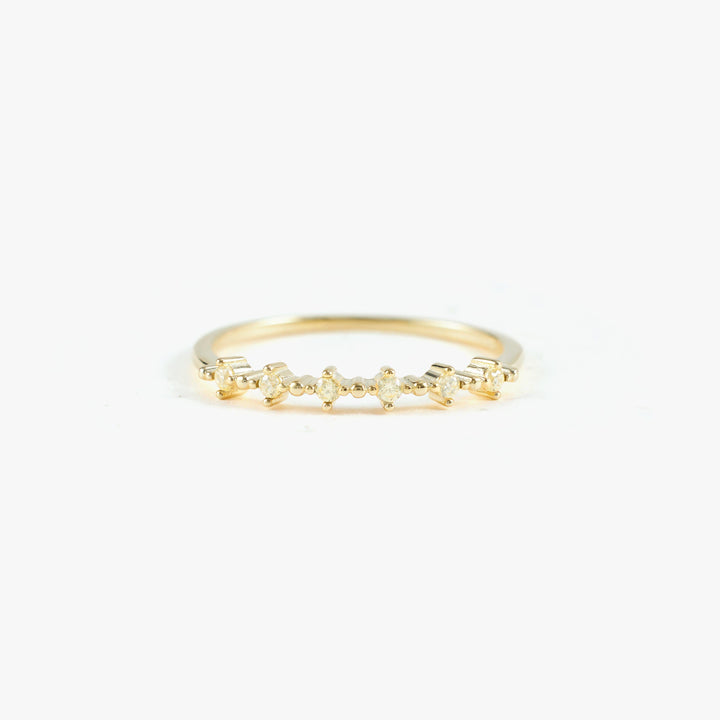 citrine eternity ring