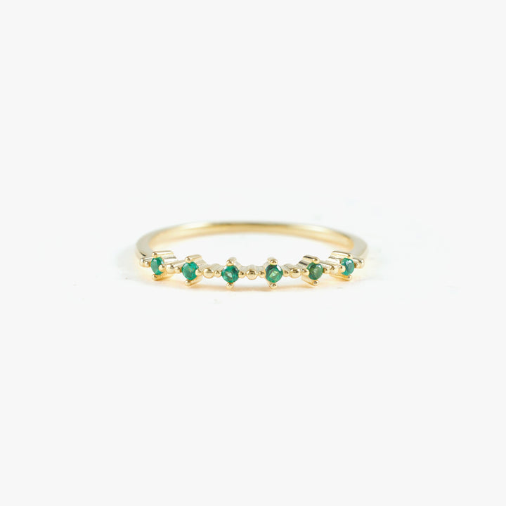 emerald eternity ring