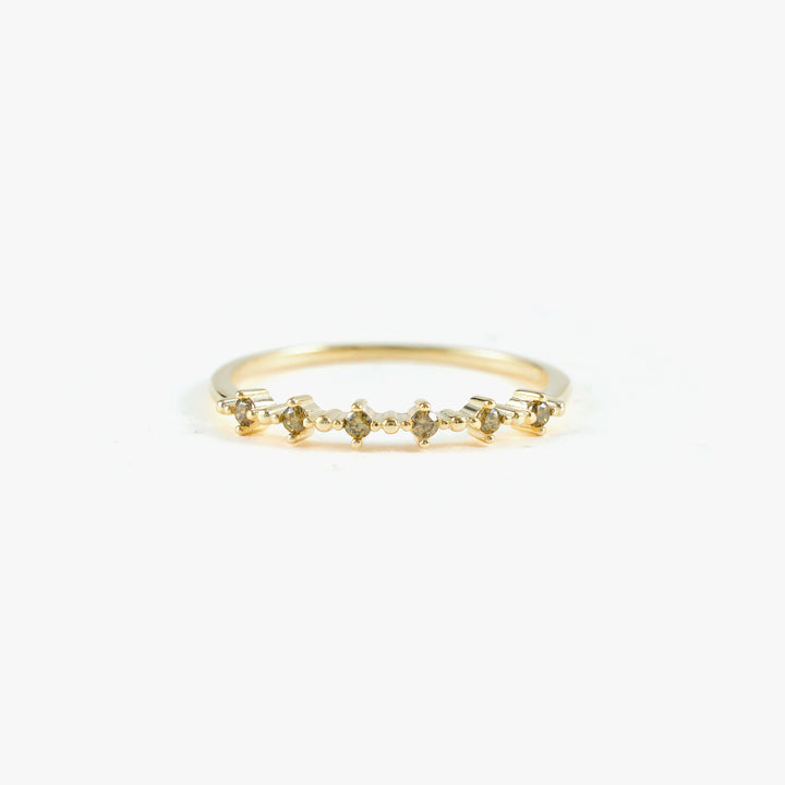 peridot eternity ring 