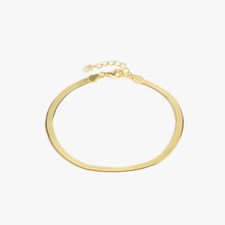 Simple Plain Stacking Bracelet | Sterling Silver