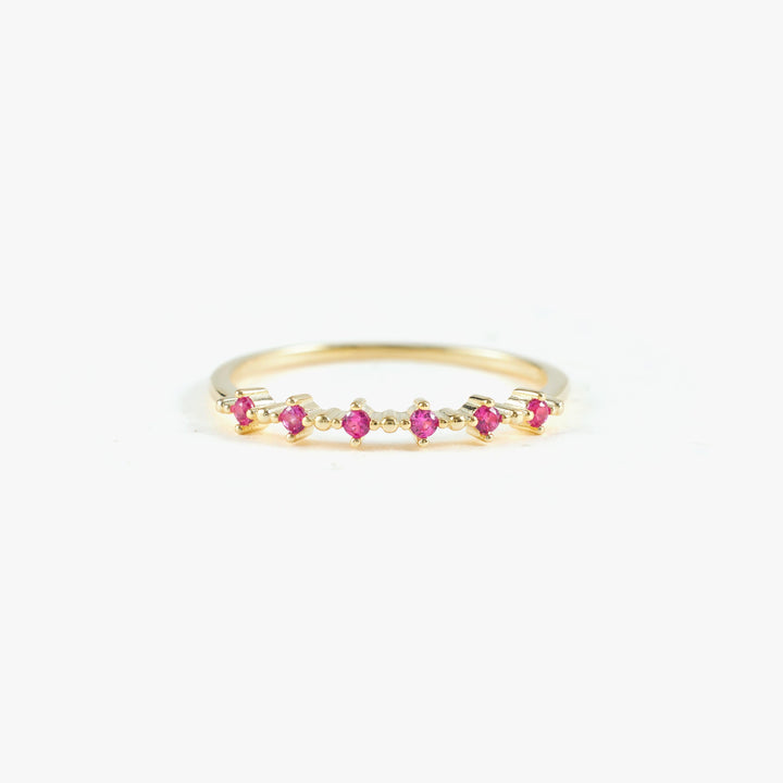 ruby eternity ring