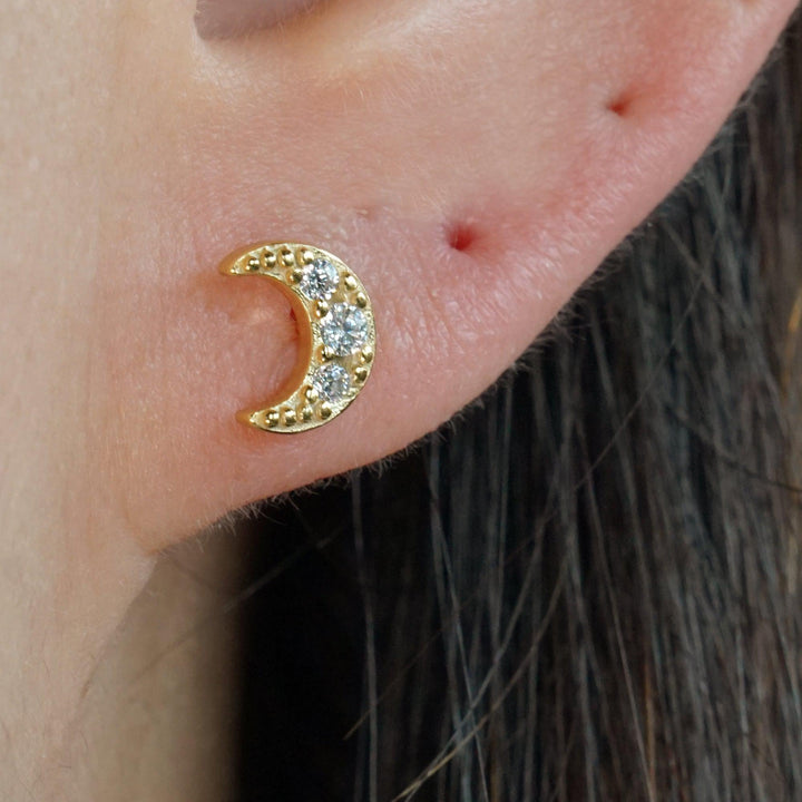 moon earrings 