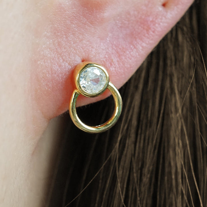 circle earrings