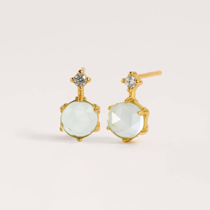 Unique Sparkle Crystal 3A CZ Stud Earrings
