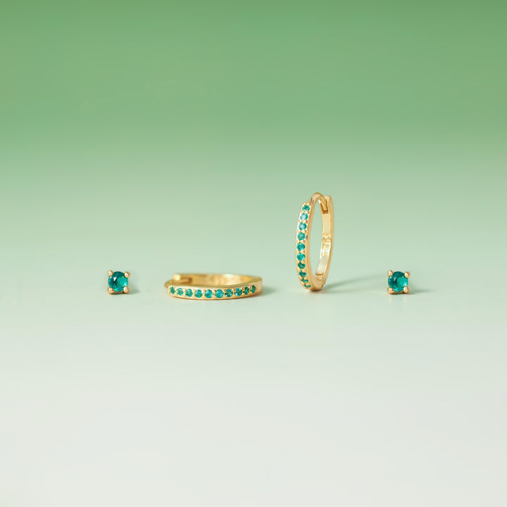 emerald earrings