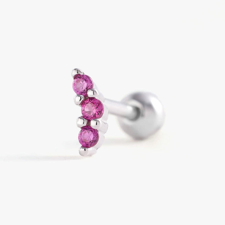 Silver-stering silver screw back