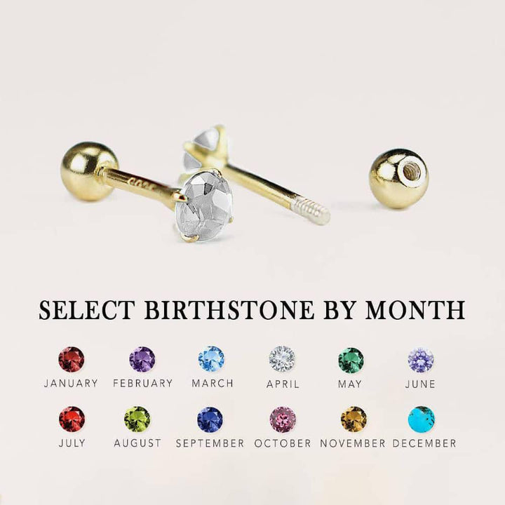 garnet birthstone earrings