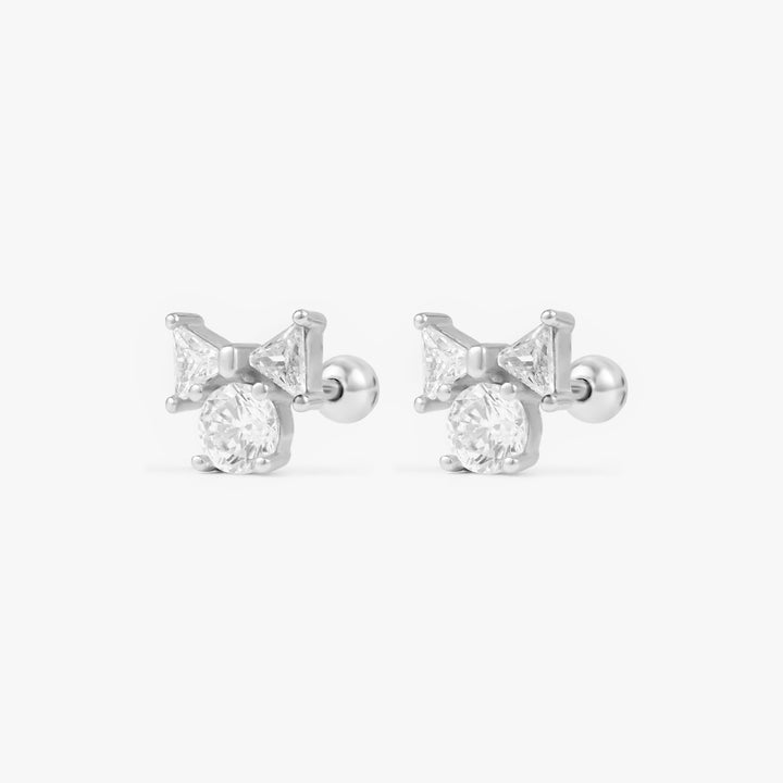 butterfly screw back earrings 