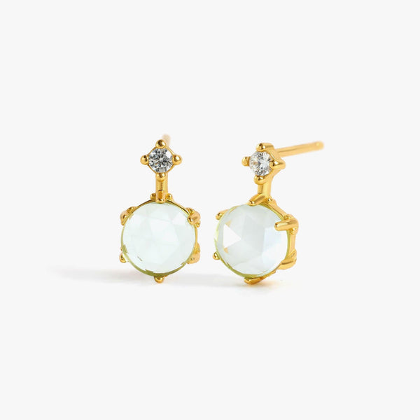 Unique Sparkle Crystal 3A CZ Stud Earrings